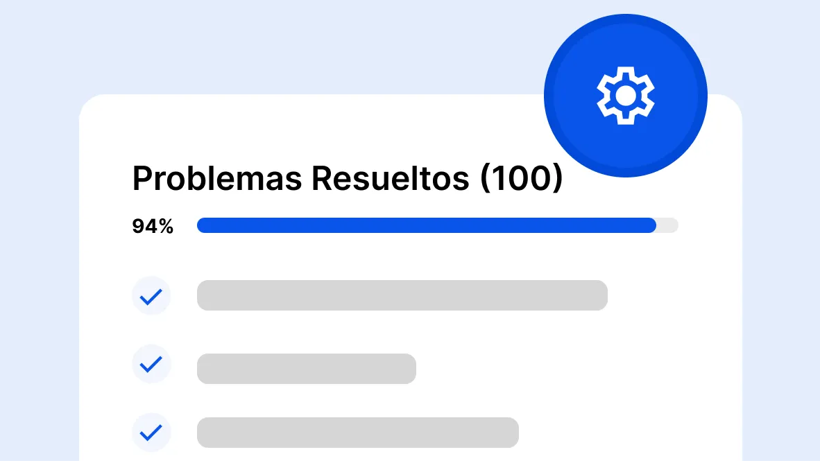 Sistema de inteligencia artificial resolviendo automáticamente incidencias de clientes.
